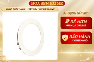 Bộ đèn LED Panel tròn Điện Quang ĐQ LEDPN04 09727 146  (9W  warmwhite F146)