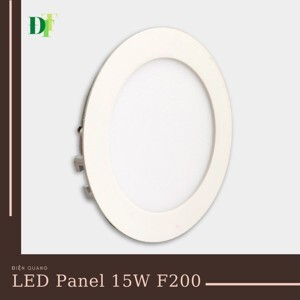 Bộ Đèn LED Panel tròn Điện Quang ĐQ LEDPN04 15 200 ( 15W F200 )