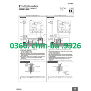 Bộ điều khiển mực nước Omron 61F-G2