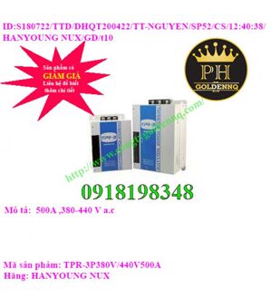 Bộ điều khiển nguồn Hanyoung TPR-3P380V/440V500A