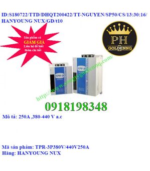 Bộ điều khiển nguồn Hanyoung TPR-3P380V/440V250A