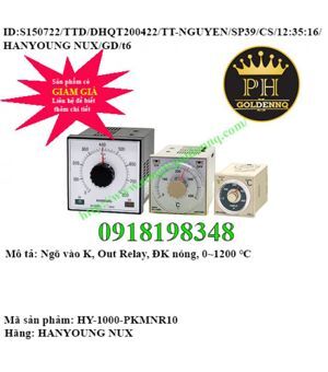 Bộ điều khiển nhiệt độ Hanyoung HY-1000-PKMNR10