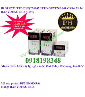 Bộ Điều Khiển Nhiệt Độ Hanyoung DF2-PKMNR06