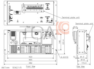 Bộ điều khiển từ xa TOA EP-059R