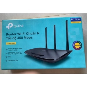 Bộ định tuyến không dây TP-Link WR940N Wifi 450Mbps