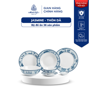 Bộ đồ ăn 10 người 36 sản phẩm – Jasmine – Thôn Dã