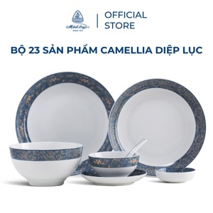 Bộ đồ ăn 23 sản phẩm Camellia – Diệp Lục