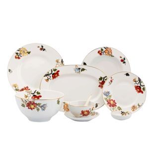 Bộ đồ ăn Âu – Á 45 sản phẩm Camellia – Cát Tường