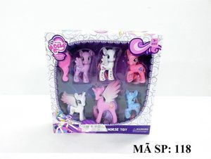 Bộ đồ chơi 6 chú ngựa Pony 118