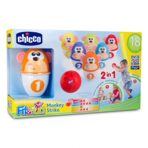 Bộ đồ chơi bowling khỉ con Chicco