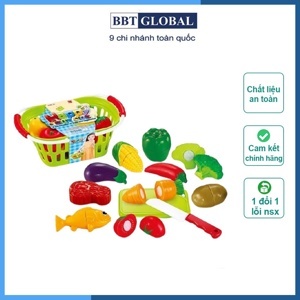 Bộ đồ chơi cắt ghép hoa quả cao cấp 666-25