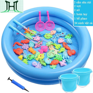 Bộ đồ chơi câu cá cho bé 2 tầng 356