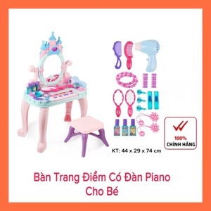 Bộ đồ chơi ghế trang điểm 2 in 1 cho bé