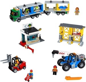 Bộ đồ chơi Lego City 60169 mô hình cảng hàng hóa