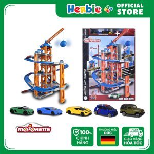 Bộ đồ chơi mô hình 5 tầng majorette motor lift center 5 cars 212059987