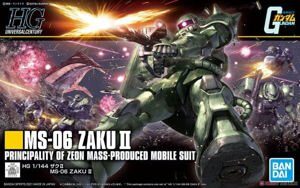 Bộ đồ chơi mô hình lắp ráp lắp ráp HGUC MS-06 ZAKU II