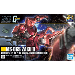 Bộ đồ chơi mô hình lắp ráp lắp ráp HGUC MS-06 ZAKU II