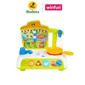 Bộ đồ chơi nấu ăn cho bé có đèn nhạc Winfun 0755