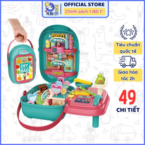 Bộ đồ chơi nhập vai BOWA 8772- Bộ siêu thị 47 chi tiết