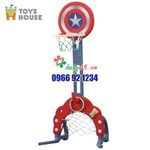 Bộ đồ chơi thể thao đa năng cho bé: Bóng đá, ném vòng, bóng rổ hình khiên Toys House WM19041