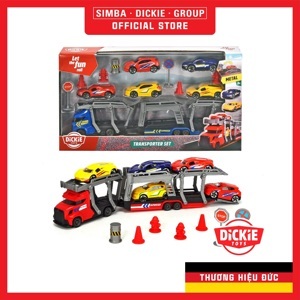 Đồ chơi xe kéo kèm 5 ô tô Dickie Toys City Transporter 203745012