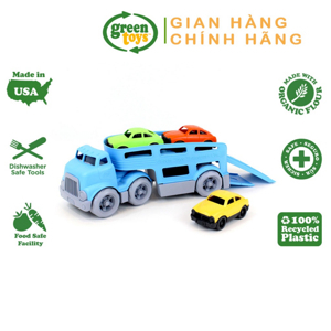 Bộ đồ chơi xe tải chở ô tô Green Toys