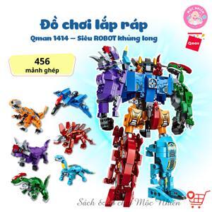 Bộ Đồ chơi xếp hình Qman 1414 - Siêu robot khủng long