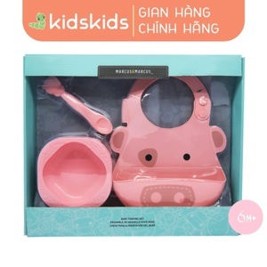 Bộ đồ dùng ăn dặm silicon Baby Marcus & Marcus