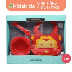 Bộ đồ dùng ăn dặm silicon Baby Marcus & Marcus