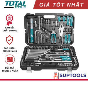 Bộ đồ nghề cầm tay 142 chi tiết Total THKTHP21426