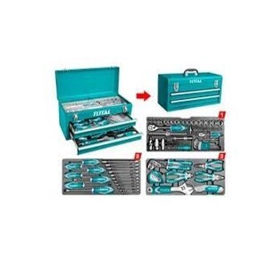 Bộ đồ nghề đựng trong hộp sắt 59 chi tiết Total THPTCS70971