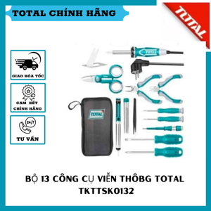 Bộ đồ nghề viễn thông 13 chi tiết Total TKTTSK0132