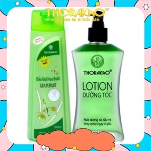 Bộ đôi hoàn hảo: Lotion dưỡng tóc 120ml - Dầu gội hoa bưởi 400ml Thorakao