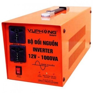 Bộ đổi nguồn (kích điện/inverter) sine chuẩn SolarV 12V - 1000VA