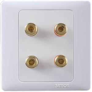 Bộ đôi ổ cắm loa Simon 55402