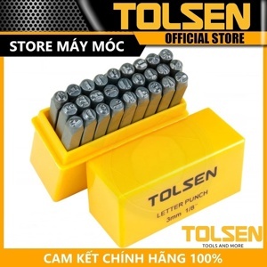 Bộ đóng 27 chữ cái Tolsen 25101 (Đen)