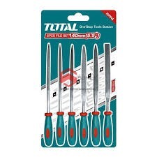 Bộ dũa mini 6 chi tiết 3x140mm Total THT91462