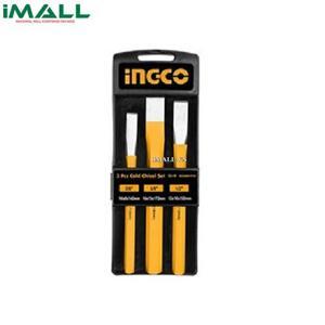 Bộ đục sắt 3 chi tiết  Ingco HKCCS0301