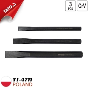 Bộ đục tổng hợp 3 chi tiết Yato YT-4711