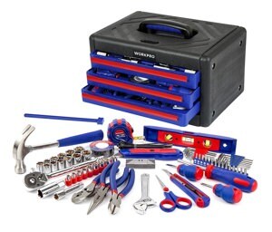 Bộ dụng cụ 125 chi tiết Workpro W009022