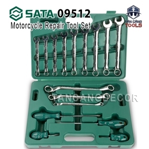 Bộ dụng cụ 15 chi tiết dùng cho mô tô Sata 09512