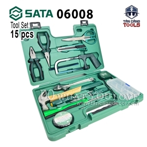 Bộ dụng cụ 15 chi tiết Sata 06008