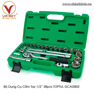 Bộ dụng cụ 28 chi tiết Toptul GCAI2802