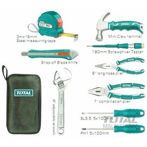 Bộ dụng cụ cầm tay 9 chi tiết Total THKTHP90096
