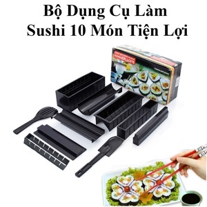 Bộ dụng cụ làm sushi cao cấp siêu tiện ích 10 món