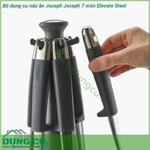 Bộ dụng cụ nấu ăn inox Joseph Joseph 7 món Elevate Steel