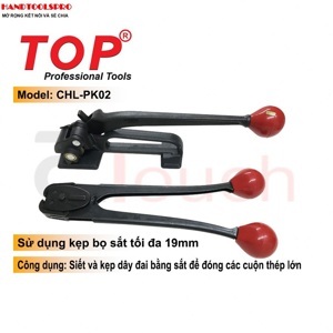 Bộ dụng cụ siết đai thép Top CHL-PK02, 19mm