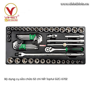 Bộ dụng cụ sửa chữa Toptul GZC-5702 52 chi tiết