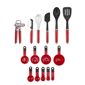 Bộ dụng cụ và thiết bị nhà bếp KitchenAid màu đen - 15 món