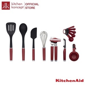 Bộ dụng cụ và thiết bị nhà bếp KitchenAid màu đen - 15 món